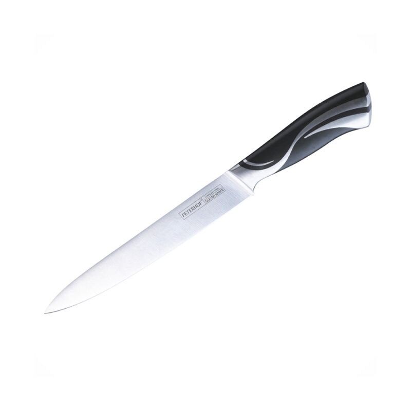 Cutit pentru feliere Peterhof, Inox, 33 cm, Alb/Negru