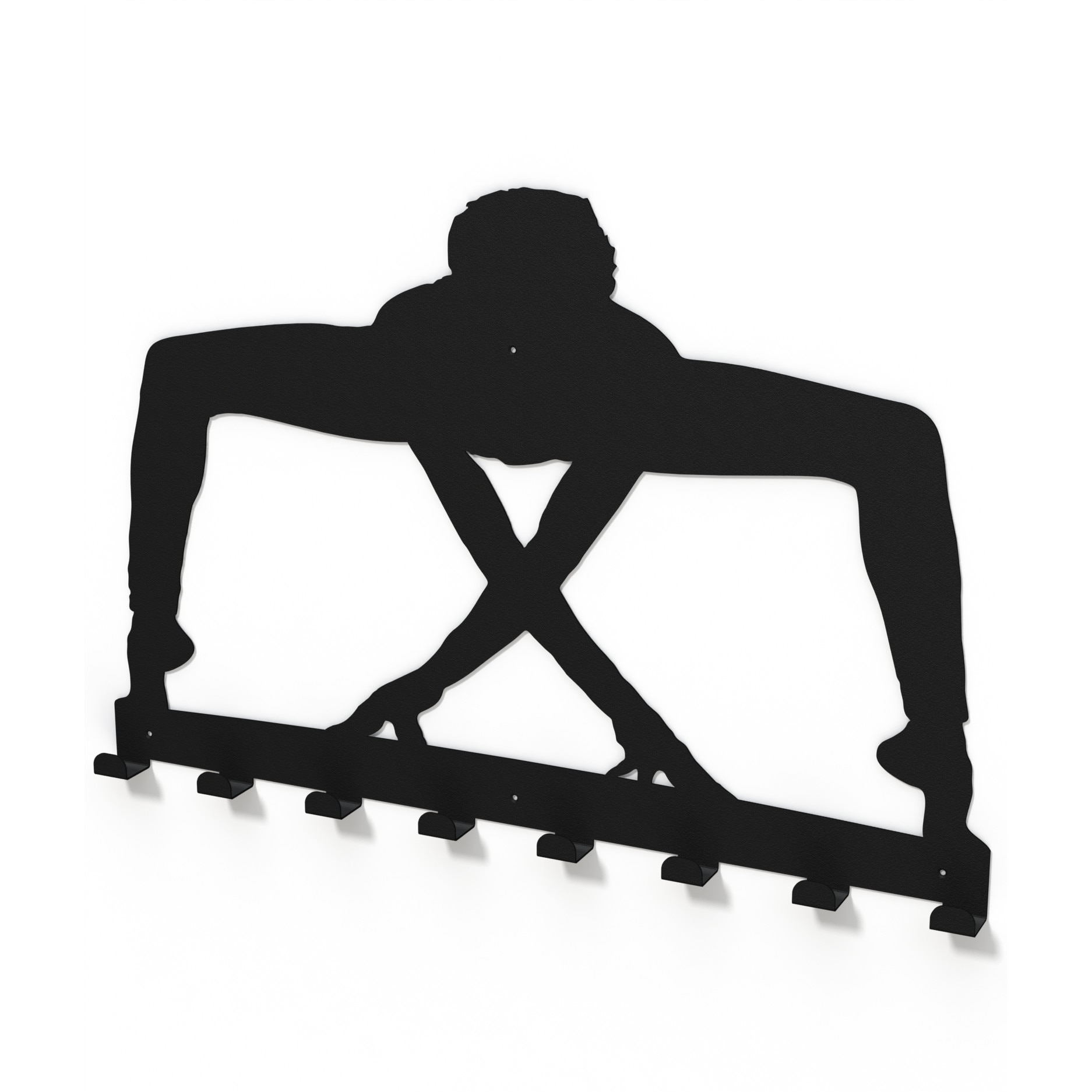 Cuier metalic YOGA -model 4106 Negru