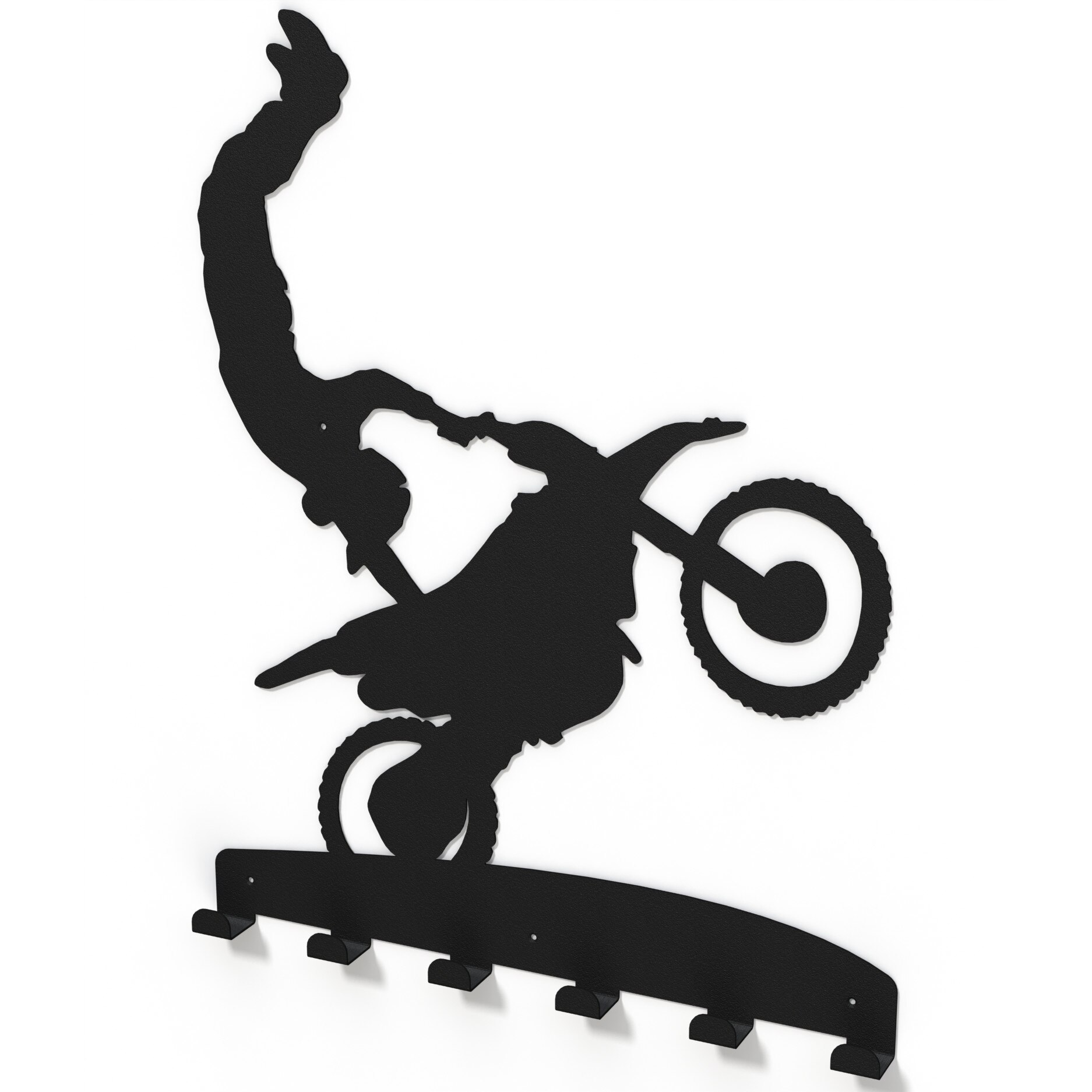 Cuier metalic MOTO FREESTYLE -model 4107 Negru
