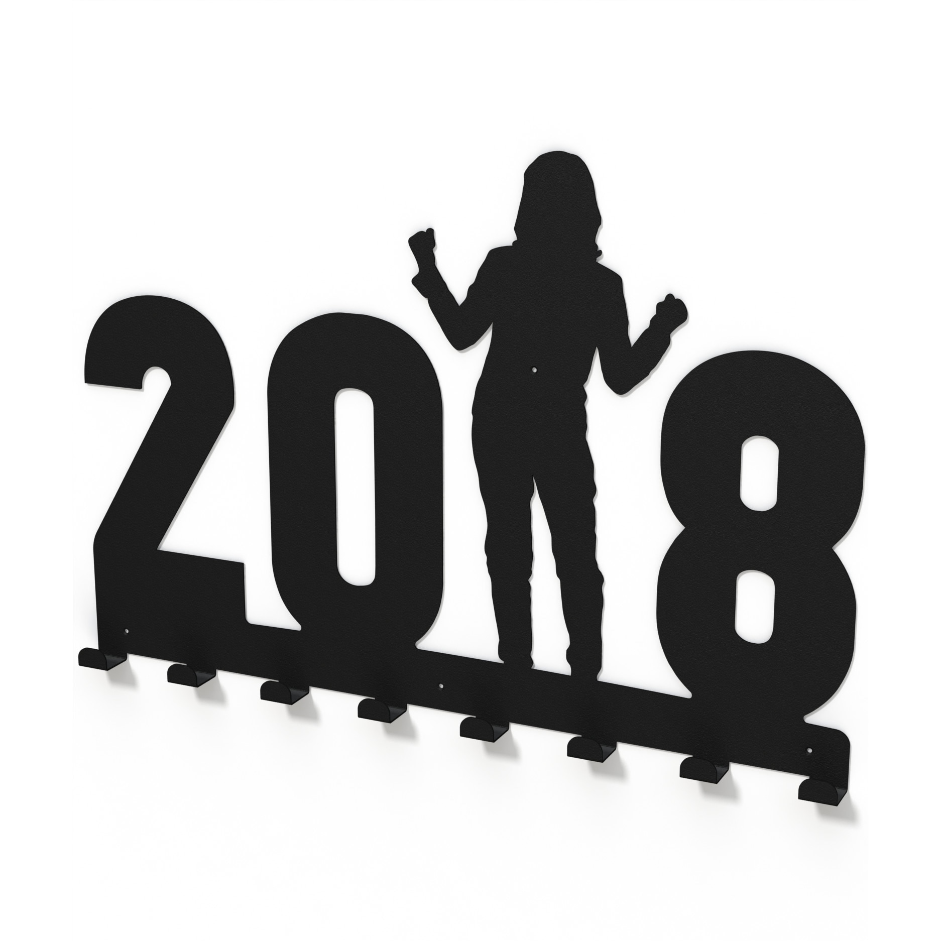 Cuier metalic 2018 -model 4110 Negru