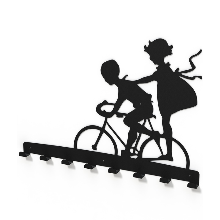 Cuier metalic COPII POZNASI -model 4108 Negru