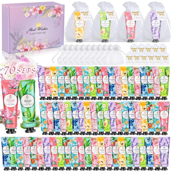 FONTOEN kézkrém ajándékszett, 70 mini organza tasak, 210 darab