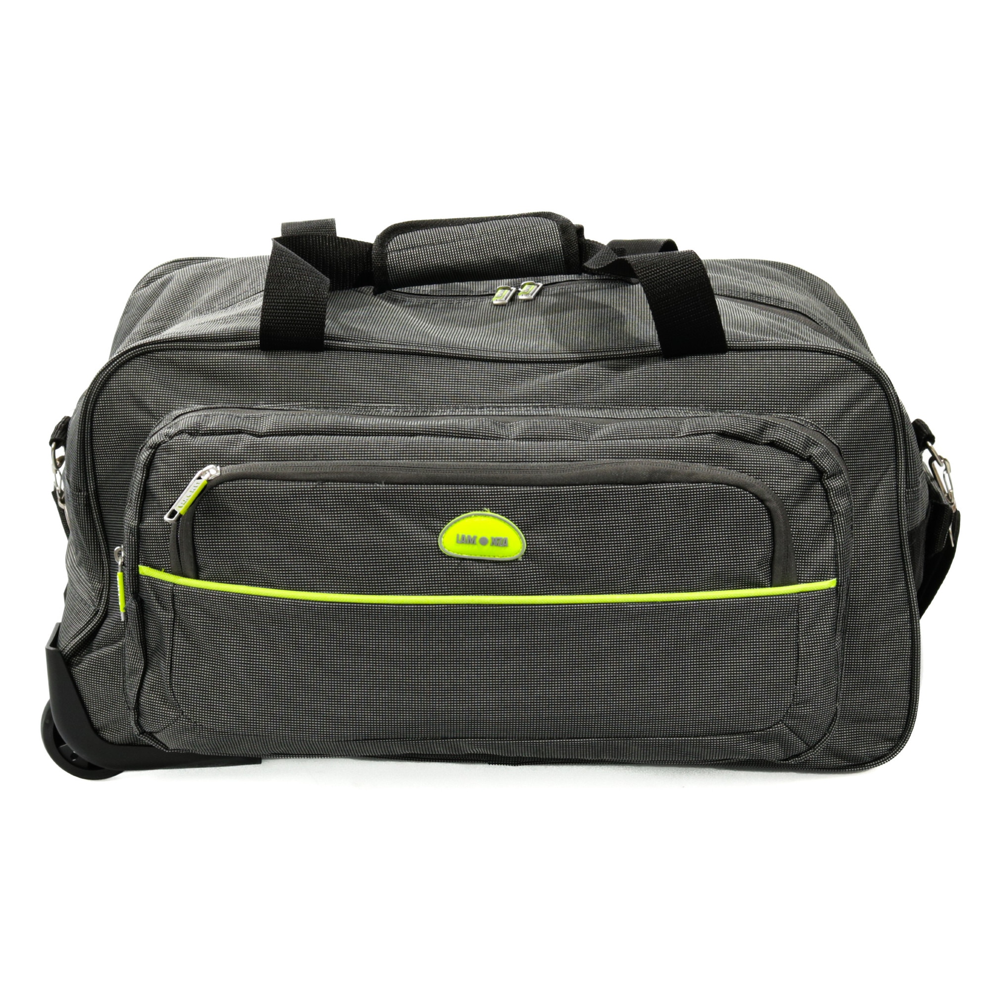 GEANTA DE VOIAJ LAMONZA, CU TROLER, SUPERLIGHT 55X30X30 CM GRI