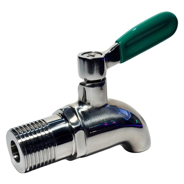 Robinet INOX SS304 cu bila 1/2, cu protectie peste maner