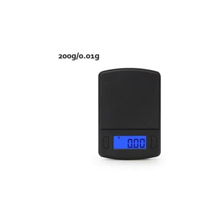 Cantar de bucatarie, 200g x 0.01g, portabil, Saisiyiky