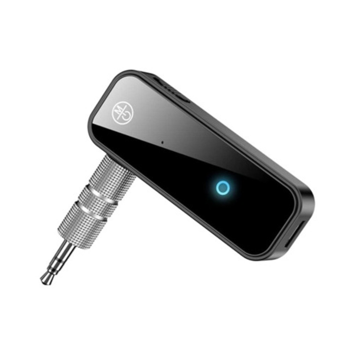 Adaptor Bluetooth 5.0 3.5 mm Jack Aux negru