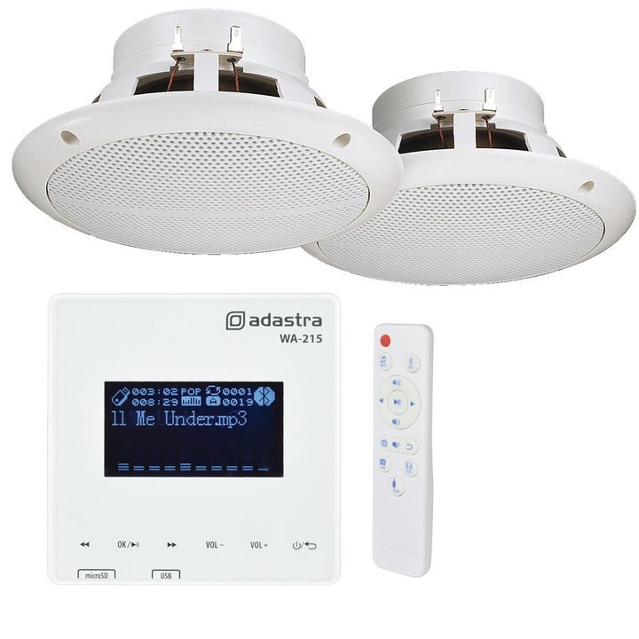 Sistem audio sauna piscina ambarcatiuni Adastra Resolution Wet 1-Ceiling