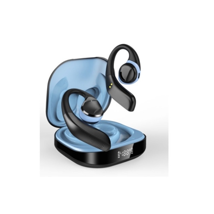 Vízálló vezeték nélküli fejhallgató, Saisiyiky, nyitott kialakítású, Bluetooth