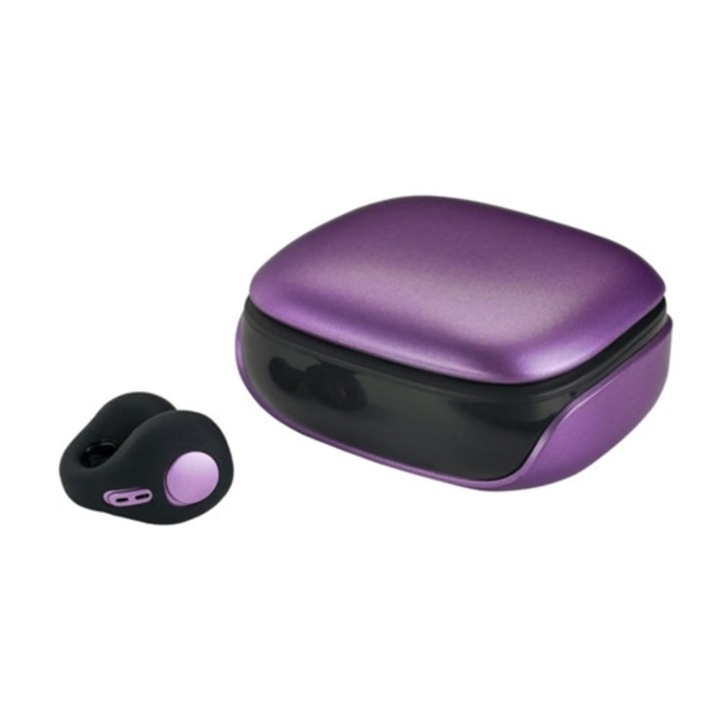 Casti Wireless Saisiyiky JX80, Bluetooth, violet
