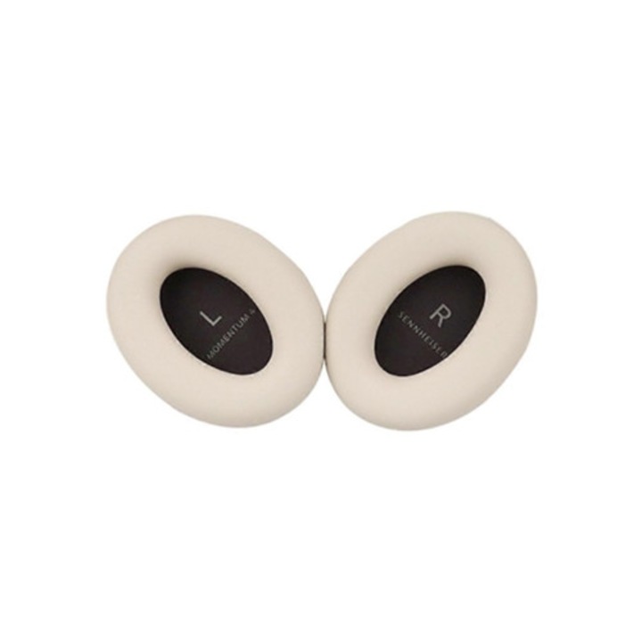 Husa de protectie din silicon tip D pentru casti Bluetooth Sennheiser Momentum 4, set de 1 pereche