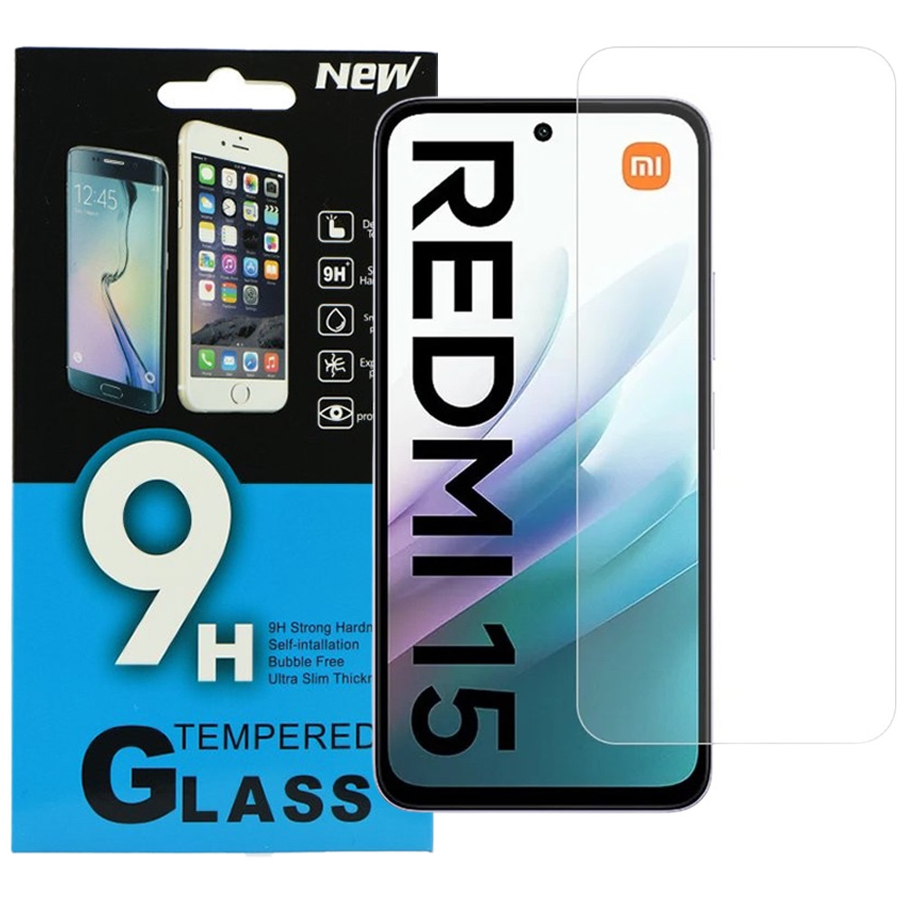 Folie Tempered Glass pentru Xiaomi Redmi 15 4G / Redmi 15 5G