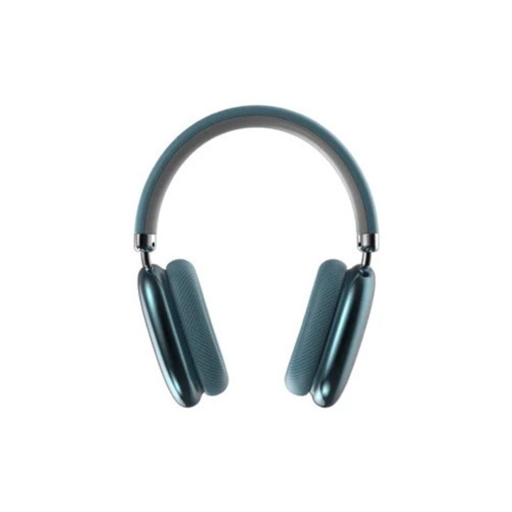 Saisiyiky vezeték nélküli fejhallgató, könnyű kialakítás, 24 órás akkumulátor-üzemidő, kék színű