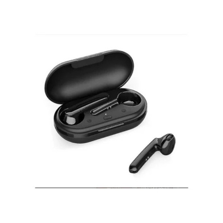 Vezeték nélküli Bluetooth 5.0 fülhallgató töltőtokkal, mikrofonnal, érintésvezérléssel, sporthoz