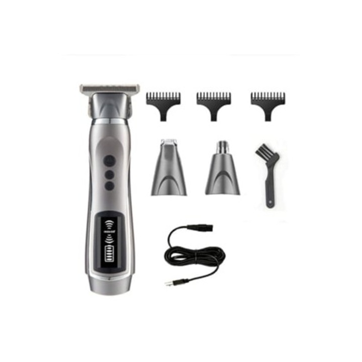 Aparat de tuns pentru barbati, tuns si ras, ceramic, set complet