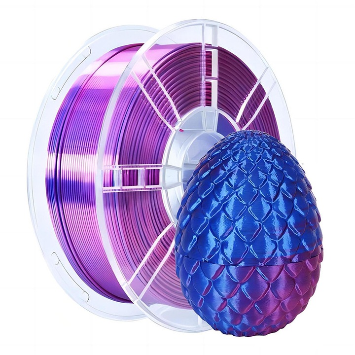 Влакно 3D NoteKisskai PLA, двоен цвят, виолетов, 1.75мм, 1кг