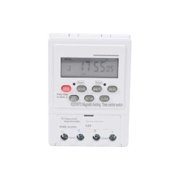 Kit Smart Home, Comutator de Timp Programabil 7 Zile