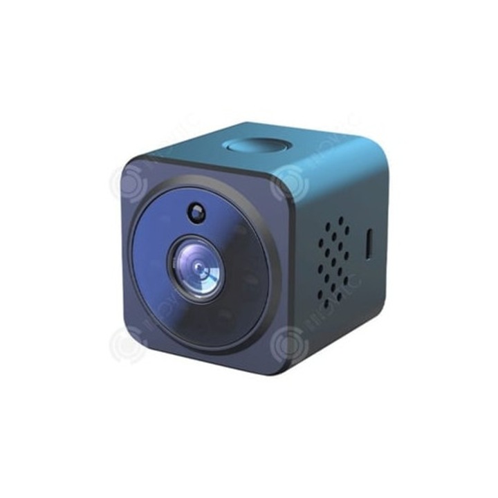 Camera de supraveghere 1080p, wireless, cu interfon Wi-Fi, viziune nocturna infrarosu, 500mah