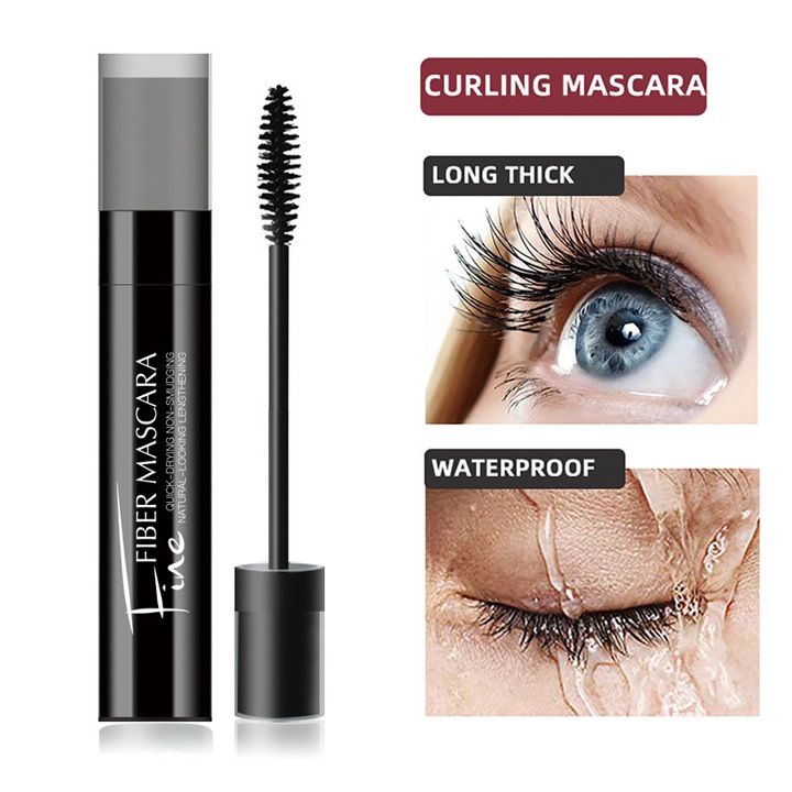 Mascara, lunga, ondulata, rezistenta la apa, uscare rapida