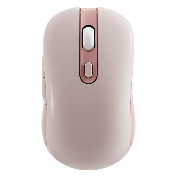 Mouse wireless, 3 dispozitive, design ergonomic, reincarcabil, 102x59x36mm, multicolor