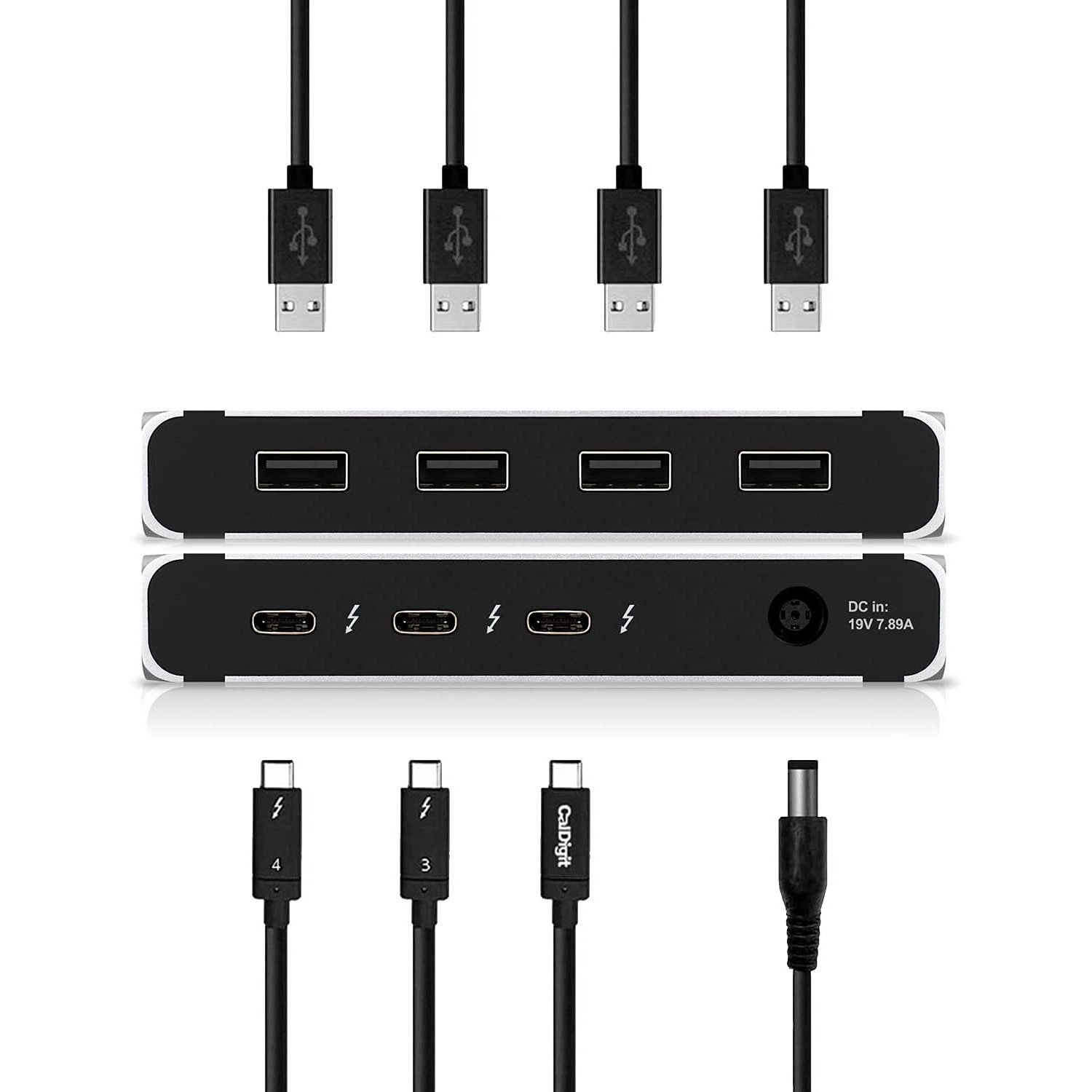 Hub CalDigit Thunderbolt 4 Element, cablu TBT4 0, 8m - eMAG.ro