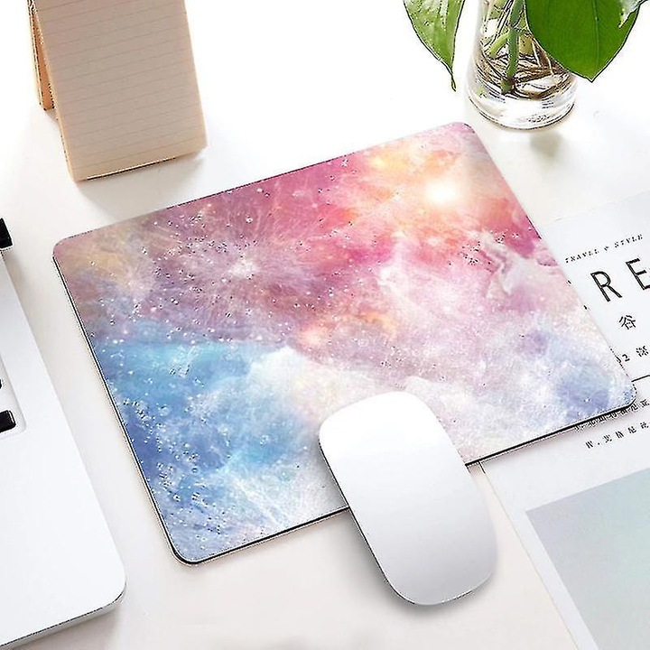 Mousepad Marble, 15x26cm, multicolor, material textil