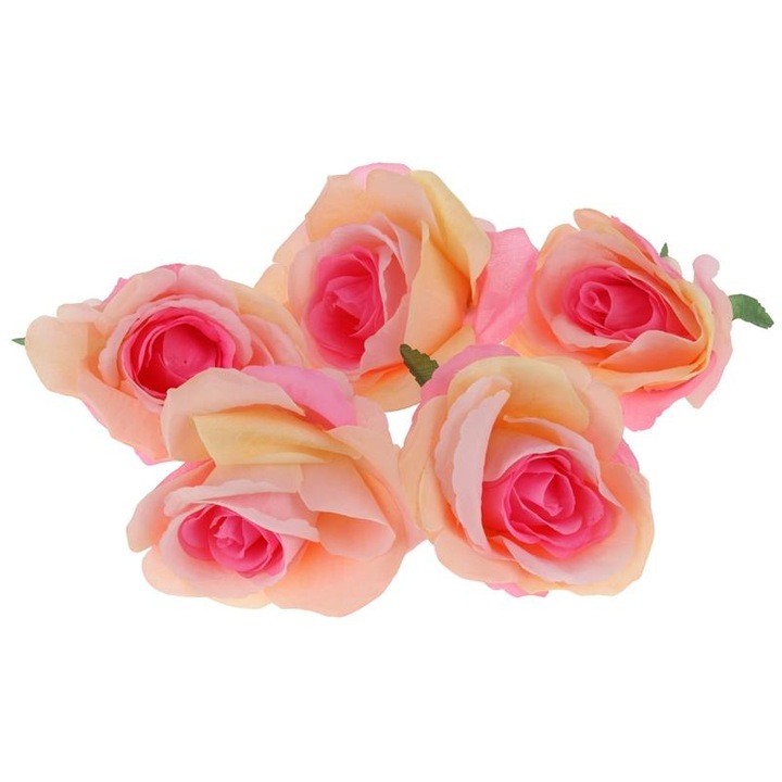 Flori artificiale Nobo Kids, set 5 buc, roz, 7x10cm