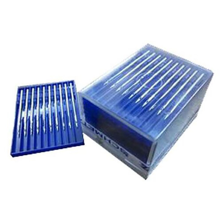 Set 10 ace cu butuc normal pentru masini industriale de cusut simple, SCHMETZ 134, finetea 150, varf R