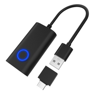 Microcontroler Mouse, 2 in 1, negru, 51.5x28mm, cu adaptor USB Type-C si cablu de 1.5m