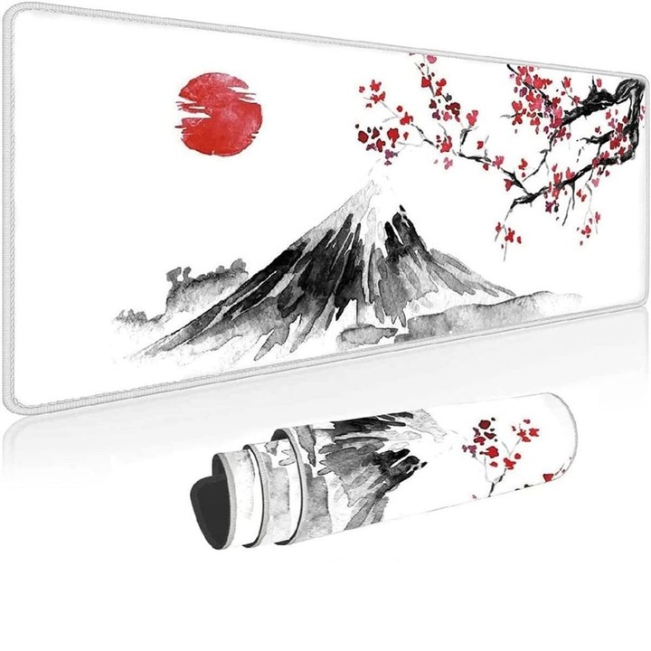 Mousepad, Japan Ink Painting, flori, 80x30cm, set 1 buc