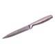 Cutit Universal Bucatarie Kamille KM-5143, Lama Inox 12.5 cm, Maner Ergonomic Antialunecare, Cutit profesional, Compact, Gri