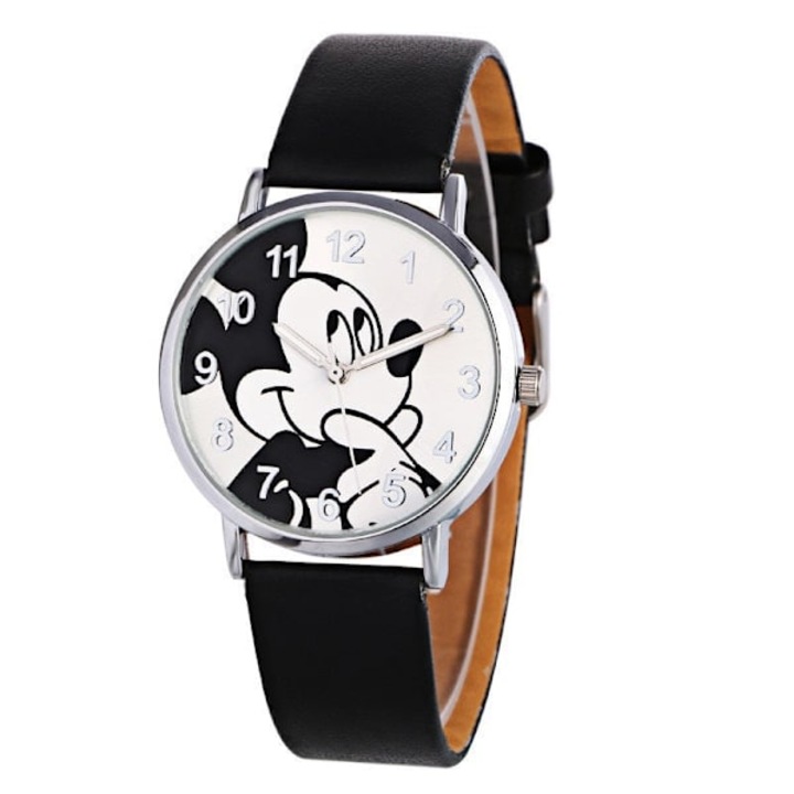 Ceas copii Mickey Mouse, design modern, negru, set