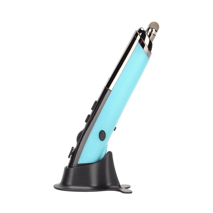 Mouse stilou wireless 3 niveluri DPI ajustabile, scriere pe ecran tactil, albastru deschis