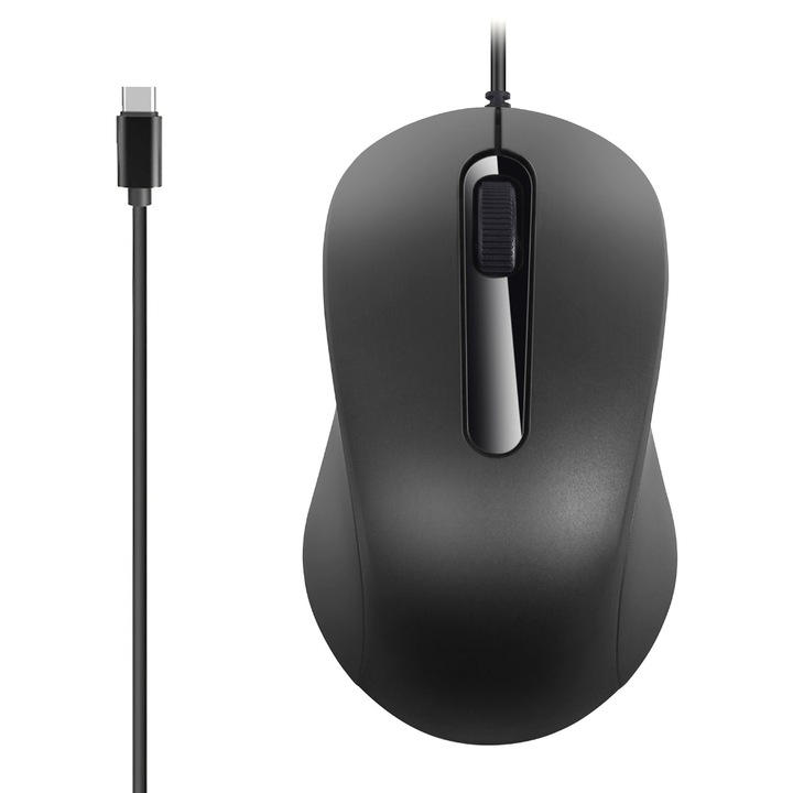 Mouse Type C, ergonomic, 1000DPI, 109x65x38mm