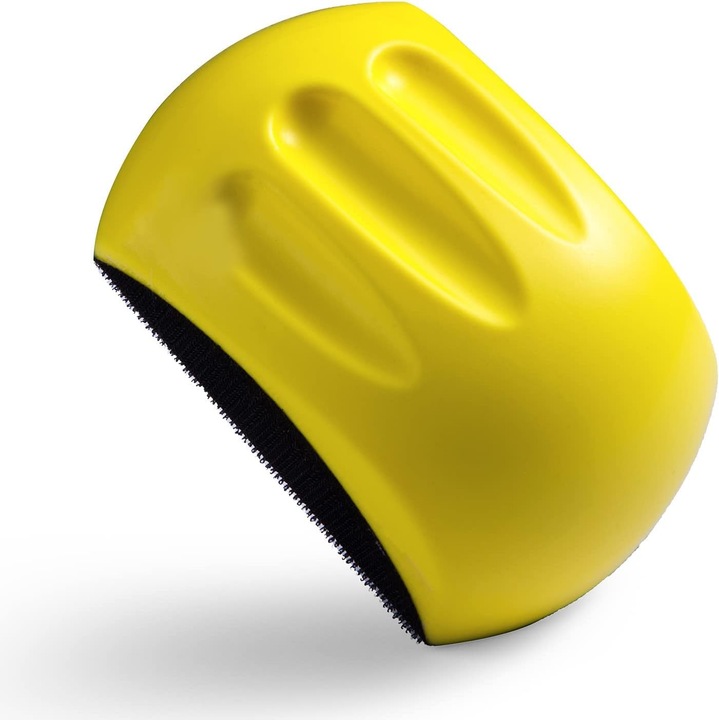 Sponge de slefuit manual 5 inch, set, forma ergonomica, adeziv puternic, multicolor