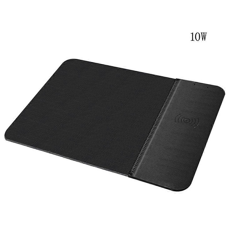 Mousepad cu incarcare wireless, negru, 300x220x6.5mm