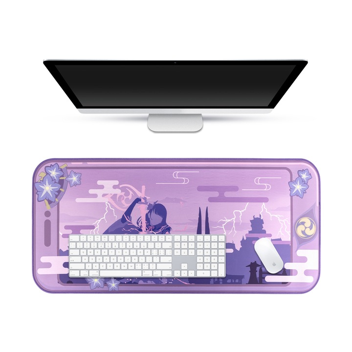 Egérpad gaming extra nagy, 76.5x34.5cm, vízálló, gumi alap