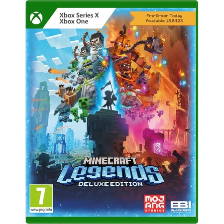Joc, Minecraft Legends Deluxe Edition, strategie, Xbox One, 2023