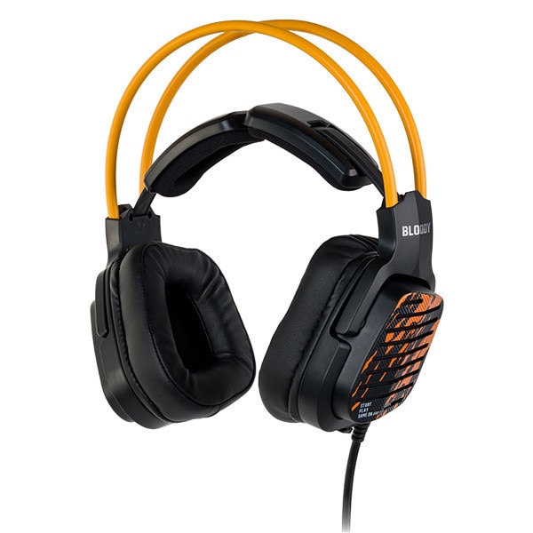 Căști cu fir, A4TECH Bloody G565, 50 mm, RGB, 7.1 VS, Anulare zgomot, Gaming, USB, Enegry Black