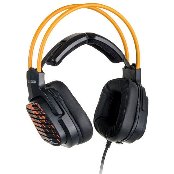 Căști cu fir, A4TECH Bloody G565, 50 mm, RGB, 7.1 VS, Anulare zgomot, Gaming, USB, Enegry Black