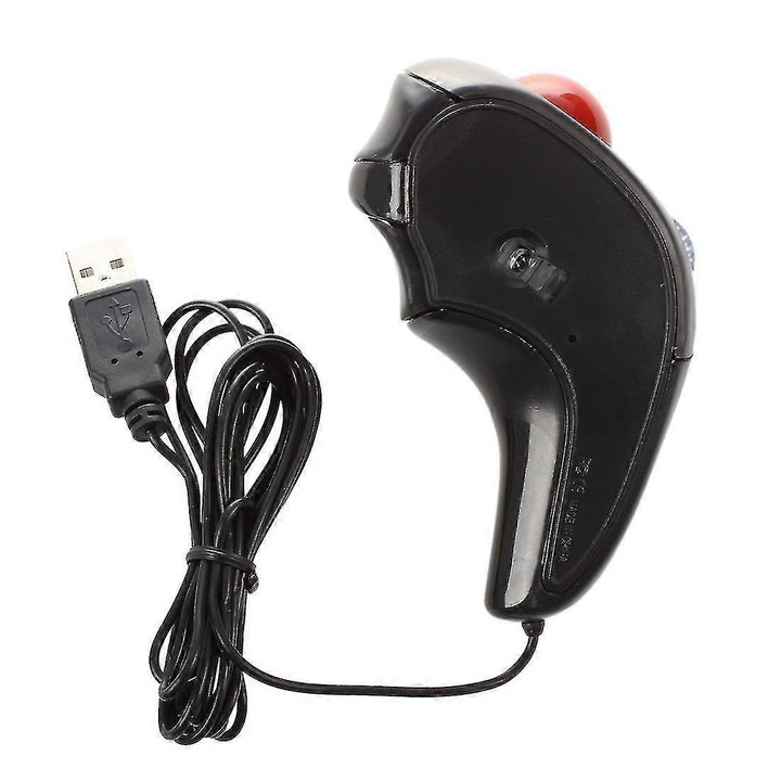 Mouse cu trackball, 1200 dpi, 1600 dpi, cablu de 2m, multicolor - eMAG.ro