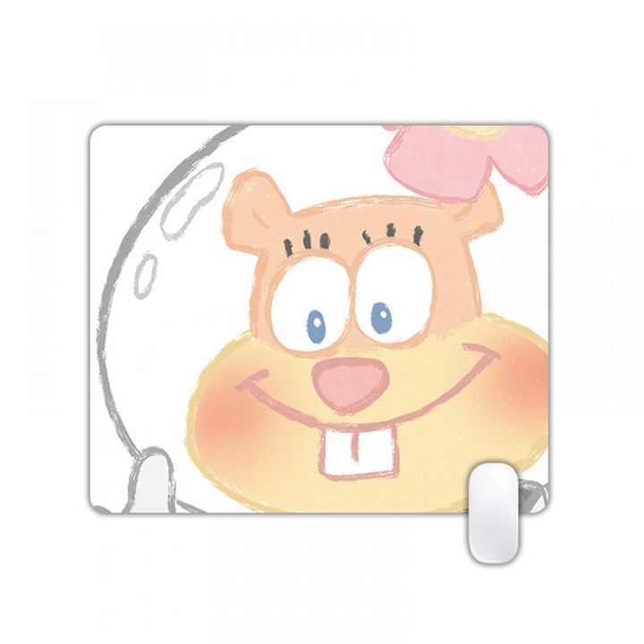 Mousepad, 180x220x3mm, baza din cauciuc antiderapant, suprafata moale, multicolor