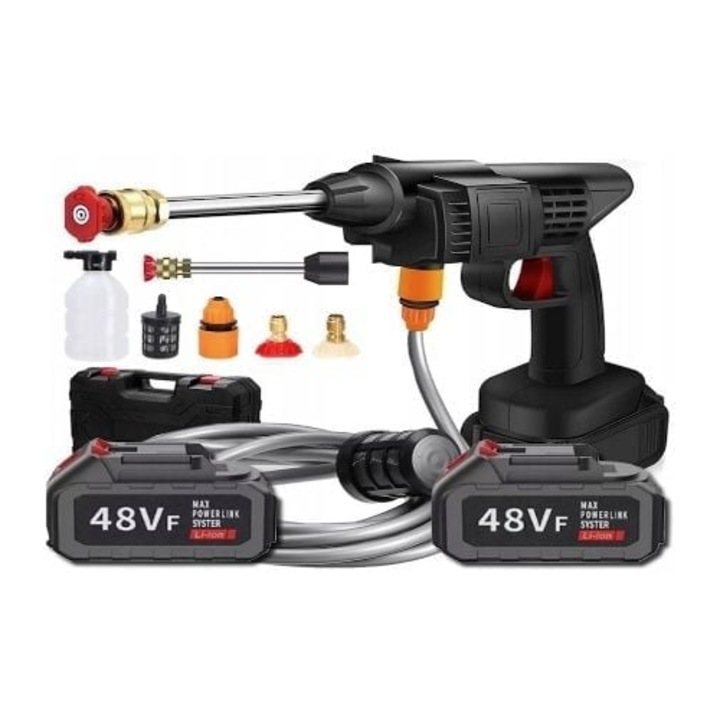 Безжична водоструйка 48 V, 500W, 3L/min, 30 bar