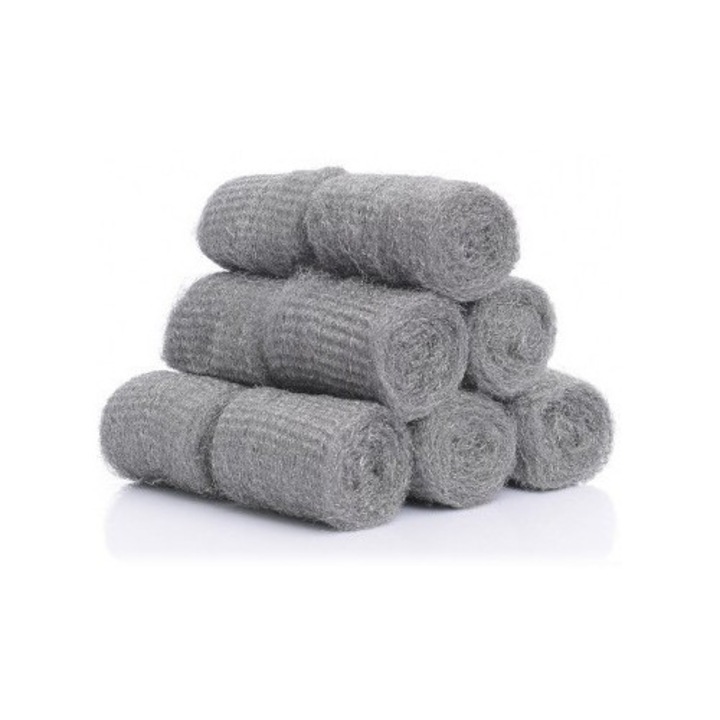 Lana de otel pentru controlul rozatoarelor, 1kg, utilizare interioara si exterioara, gri