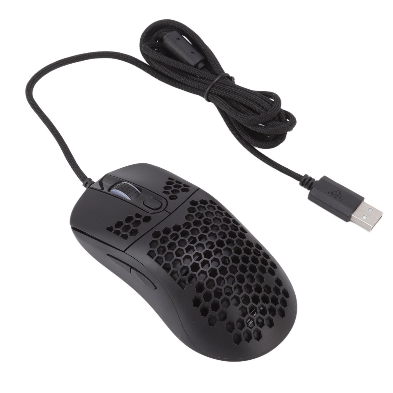 Mouse gaming cu iluminare RGB, 12000 DPI, design ergonomic, cablu ...