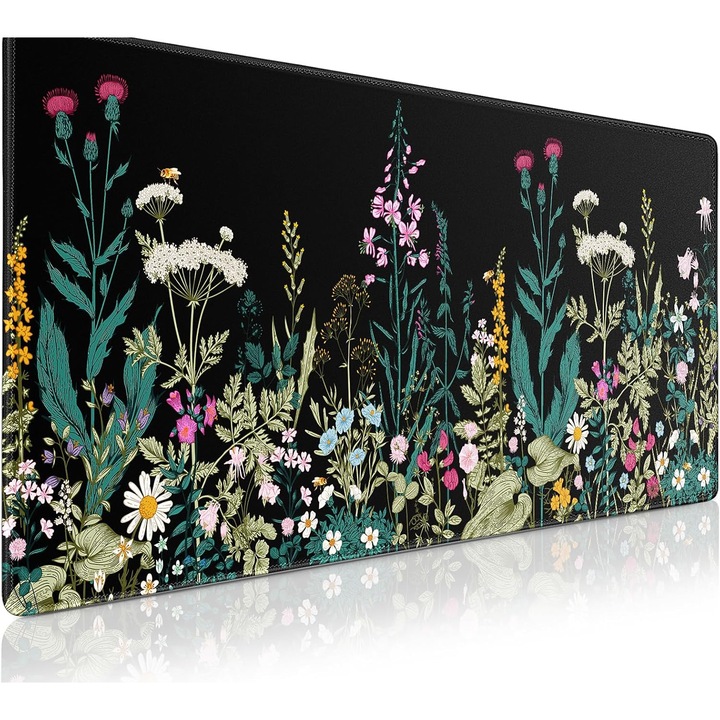 Mouse pad mare 900x400mm, design personalizat, baza antiderapanta, impermeabil, pentru birou si gaming