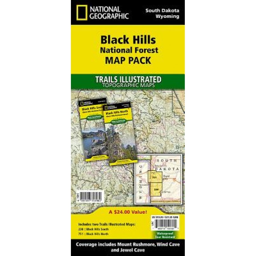 Black Hills National Forest Map Pack: Topographic Trail Maps, National Geographic Maps - Trails Illust (Author)