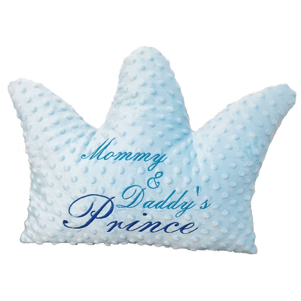 Pernuta minky, coronita, albastru deschis