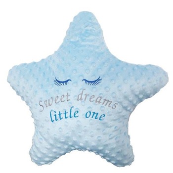 Pernuta minky, steluta, albastru deschis Pernuta minky, steluta, albastru deschis