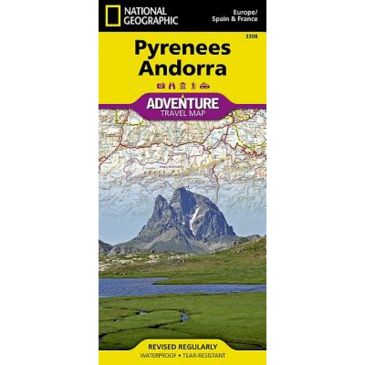 Pyrenees Andorra Adventure Travel Map: France, Spain, National Geographic Maps (Manufactured by)