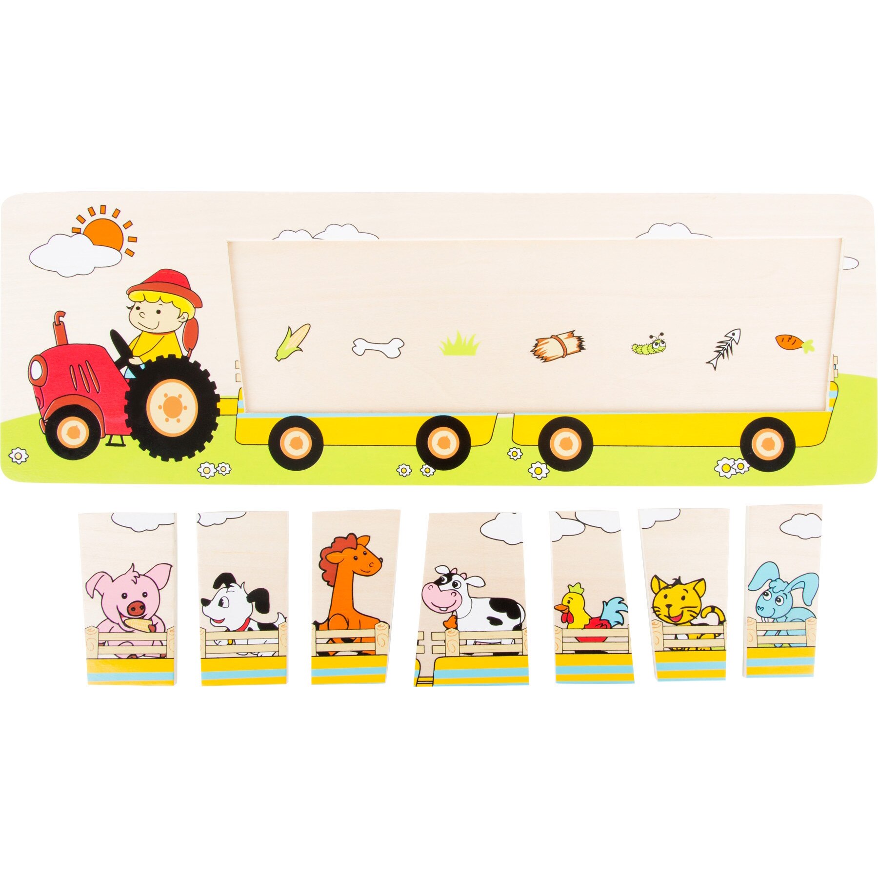 Puzzle - Sa hranim animalele de la ferma